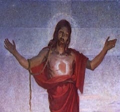 Representation of the Sacred Heart of Jesus